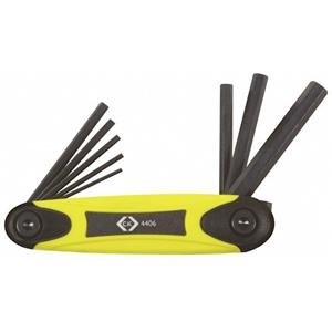 C.K. Haakse schroevendraaierset Sleutelbreedte: 1.5 mm, 2 mm, 2.5 mm, 3 mm, 4 mm, 5 mm, 6 mm, 8 mm