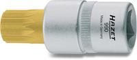 HAZET Dopsleutelbit 990-10 · 1/2 inch (12,5 mm) vierkant hol · Binnenveeltandprofiel XZN · SW M10