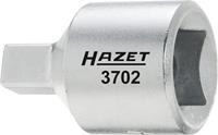 Hazet Öldienst-Schraubendreher-Steckschlüsseleinsatz - Vierkant hohl 12,5 mm (1/2 Zoll) - Innen-Vierkant Profil - Schlüsselweite: 8 - Gesamtlänge: 36