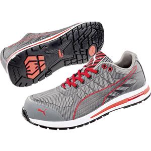 PUMA Safety Xelerate Knit Low 643070-40 Veiligheidsschoenen S1P Maat: 40 Grijs, Rood 1 paar