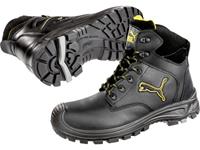 PUMA Safety Borneo Black Mid Sicherheitsstiefel S3 Größe: 45 Schwarz, Gelb 1 Paar