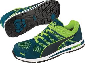 PUMA Safety Elevate Knit Green Low 643170-40 Veiligheidsschoenen S1P Maat: 40 Groen, Geel 1 paar