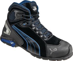 Puma Veiligheidslaars | maat 39 zwart/blauw | S3 SRC EN ISO 20345 | velours | 1 stuk - 63.225.0-39 63.225.0-39