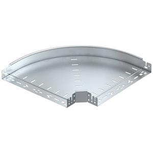 OBO Bettermann RBM 90 640 FS - Bend for cable tray (solid wall) RBM 90 640 FS