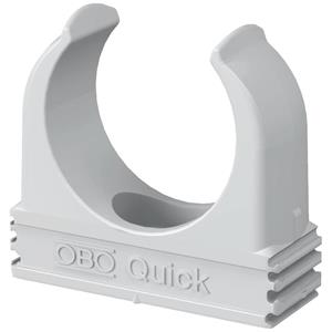 obobettermann OBO BetteRMANN Quick-Schelle M63, PP, lichtgrau RAL 7035 2955/M63