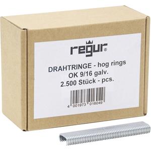 regur OK 9/16 Ösenklammern galvanisiert 2500 St. 60724
