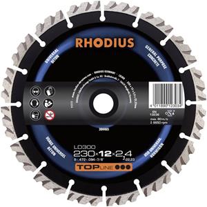 rhodius LD300 Diamanttrennscheibe 125 x 12,0 x 2,4 x 22,23mm Durchmesser 125mm 1St.