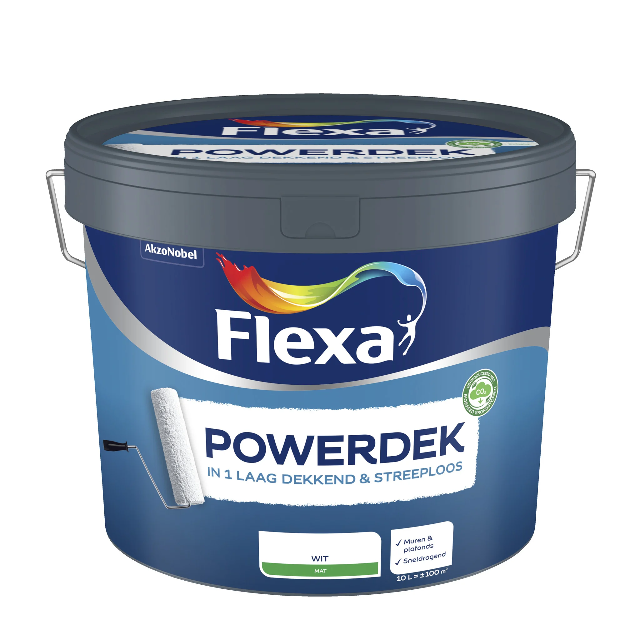 Flexa Powerdek muurverf mat stralend wit 10 l