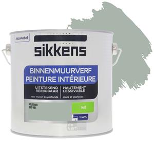 Sikkens muurverf binnen mat grijsgroen 2,5 l