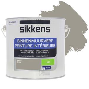 Sikkens muurverf binnen mat warmgrijs 2,5 l