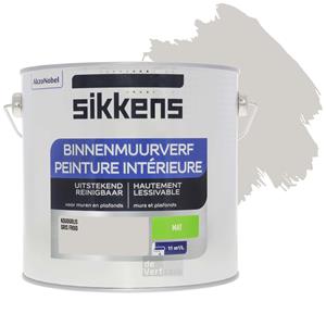 Sikkens muurverf binnen mat koudgrijs 2,5 l