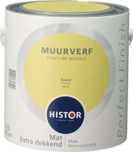 Histor Perfect Finish muurverf mat appel 2,5 l
