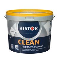 Histor Clean muurverf mat wit 10 l