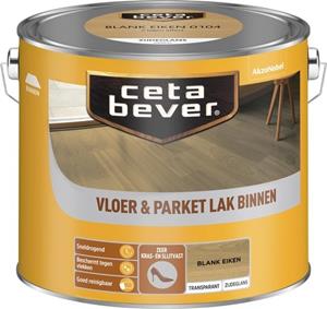 CetaBever vloer- & parketlak transparant blank eiken zijdeglans 2,5 l