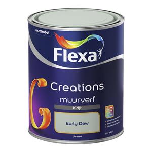 Flexa Creations muurverf early dew krijt 1 liter