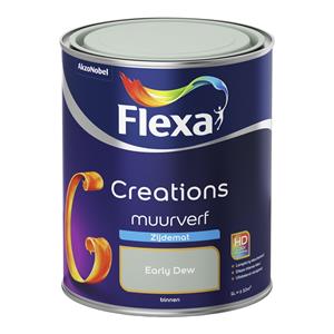 Flexa Creations muurverf early dew zijdemat 1 liter