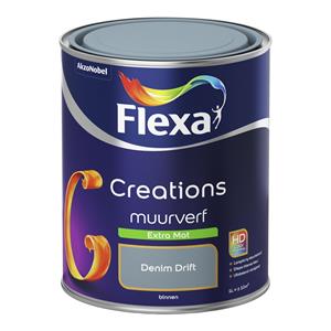 Flexa Creations muurverf denim drift extra mat 1 liter