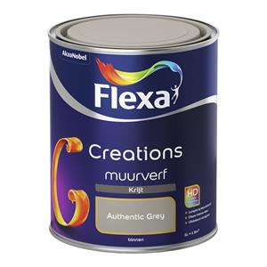 Flexa Creations muurverf authentic grey krijt 1 liter