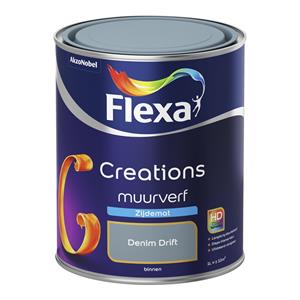 Flexa Creations muurverf denim drift zijdemat 1 liter