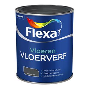 Flexa vloerverf antraciet 750 ml