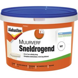 Alabastine muurverf sneldrogend wit 5 l