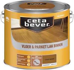 CetaBever vloer- & parketlak transparant licht eiken zijdeglans 750 ml