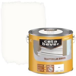 CetaBever trappenlak dekkend wit zijdeglans 750 ml