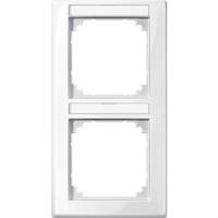 Schneider 470219 - Frame 2-gang white 470219