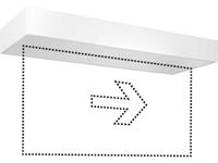 esylux Fluchtweg-Notbeleuchtung Deckenmontage