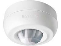 ESYLUX Basic Präsenzmelder, 180-360°, Aufputz, weiß, matt, IP40, fernbedienbar, 2300W