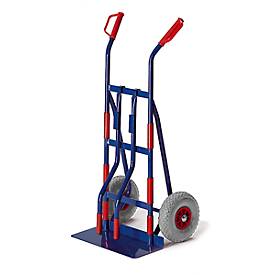 Gerätekarre Rohrhalme mit Schaufelbreite 550mm Luftbereifung - Rollcart
