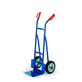 Rollcart kleine ESD-Stapelkarre 530x510mm mit 200kg Tragkraft Vollgummi