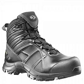 HAIX Black Eagle Safety 50 Mid Funktionelle Einsatzstiefel: Sicherheit für Polizei, Militär und Workwear. 42 UK 8.0 / EU 42