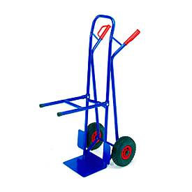Stuhl-Stapelkarre aus Stahlrohr Vollgummi - Rollcart