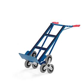 Rollcart Gerätekarre C-Profil 3er-Stern mit Schaufelbreite 450mm Vollgummi/Luft
