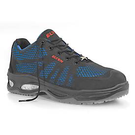 Elten ESD-veiligheidsschoen Logan Low, S1, enkelbescherming, blauw, m. 42