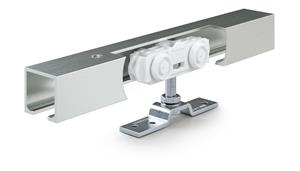 geze Compleet schuifdeursysteem  Rollan 40 NT, totale lengte rail 1800mm, geschikt voor deuren van 500 t/m 920 mm