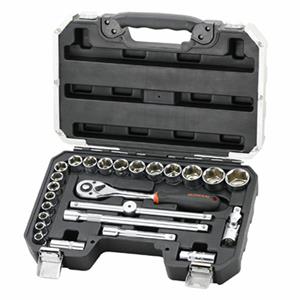 fixman professionele 25 delige doppenset 1/2 " in trendy koffer B4025