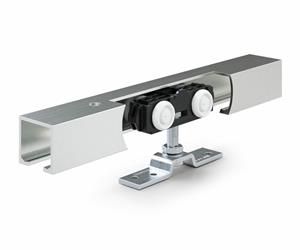 geze Compleet schuifdeursysteem  Rollan 80 NT, totale lengte rail 1900mm, geschikt voor deuren van 500 t/m 970 mm