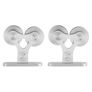 tenhulscher GPF Bouwbeslag schuifdeurhanger set Twin RVS t.b.v. extra deur