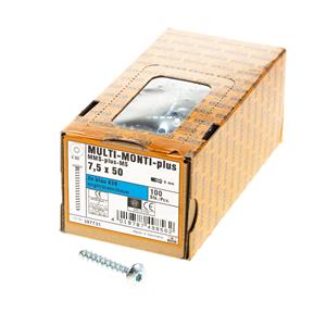 hecoschrauben HECO-MMS plus 7.5x 50 verzinkt Multi-Monti Montageschienenanker - HECO SCHRAUBEN