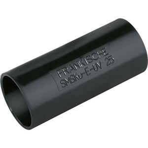 FRÄNKISCHE Rohrwerke Fränkische Kunststoff-Steckmuffe SMSKu-E-UV 25 sw