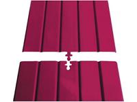 fränkischerohrwerke Fränkische Rohrwerke 18240120 Abdeckung 1000mm Rot 50St.