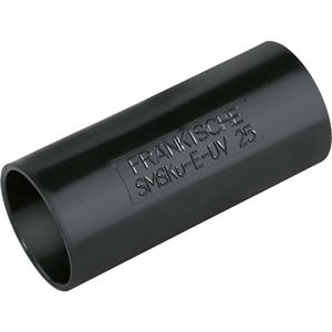 FRÄNKISCHE Rohrwerke Fränkische Kunststoff-Steckmuffe SMSKu-E-UV 40 sw