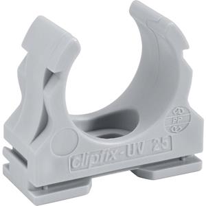 FRÄNKISCHE Rohrwerke clipfix-UV 20 gr (50 Stück) - Clamp for cable tubes 20mm clipfix-UV 20 gr