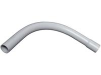 FRÄNKISCHE Rohrwerke Fränkische Kunststoff-Steckbogen SBSKu-EM-LS0H, 32 mm, grau, VE a 25 Meter
