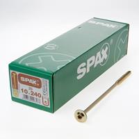 SPAX Holzbauschraube Tellerkopf 10.0x240 TG Torx 50 Wirox-Silber mit Bewertung