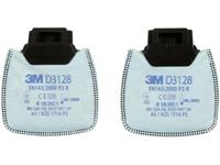 3m 2St Secure Click Partikelfilter P2