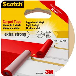 Scotch Teppichklebeband extra stark, 50 mm x 20 m, weiß