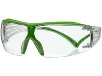 3M Schutzbrille SecureFit SF401 EN 166 Bügel grün-transp.,Scheibe klar PC 3M